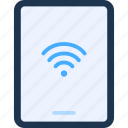 wifi, signal, wireless, internet, tablet, device, gadget 