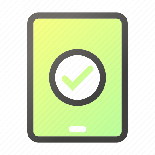 Approved, computer, device, mobile, ok, phone, tablet icon - Download on Iconfinder