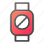 block, device, forbidden, mobile, smart, watch 