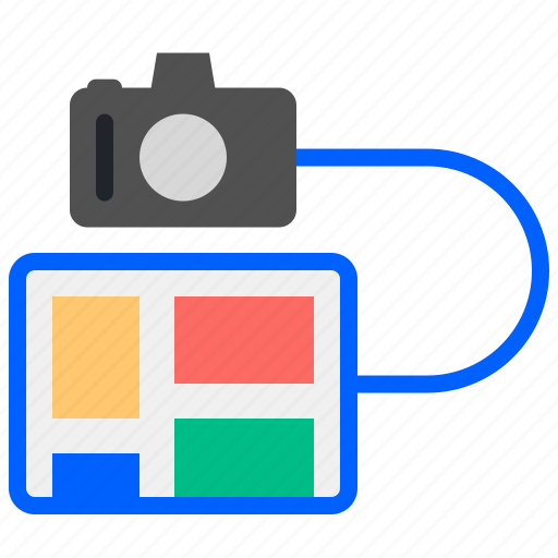 Camera, photo, transfer, apple, dslr, ipad pro icon - Download on Iconfinder