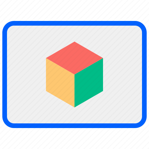 Augmented, reality, apple, cube, ipad pro icon - Download on Iconfinder