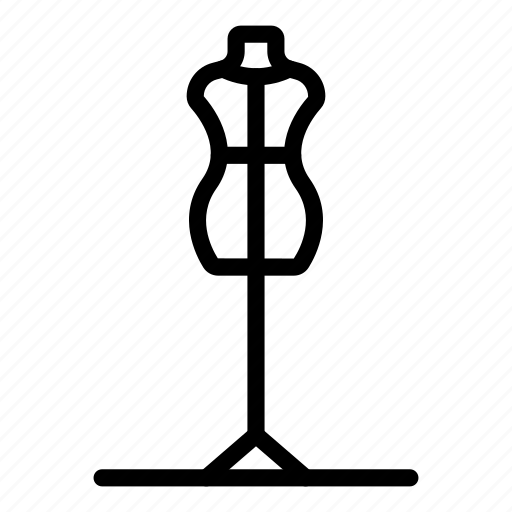Dummy, fashion, female, form, mannequin, silhouette, tailor icon - Download on Iconfinder