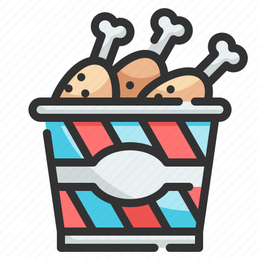 Chicken, fried, nuggets, turkey, food icon - Download on Iconfinder