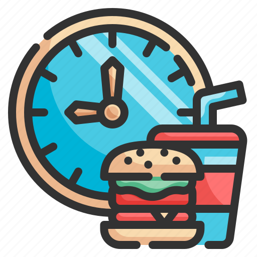 Time, breakfast, clock, meals, eating icon - Download on Iconfinder