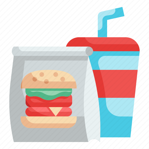 Burger, fast, hamburger, meal, junk icon - Download on Iconfinder