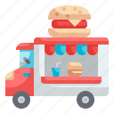 truck, food, delivery, trucking, transportation