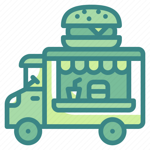Truck, food, delivery, trucking, transportation icon - Download on Iconfinder