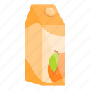 juice, pack, orange, container