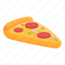 slice, pizza, meal, food
