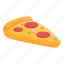 slice, pizza, meal, food 