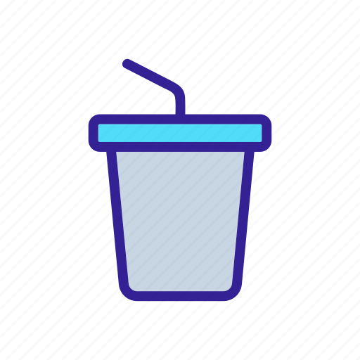 Alcohol, bar, contour, drink, glass, pub, takeout icon - Download on Iconfinder