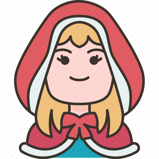 Girl, riding, hood, innocence, storytelling icon - Download on Iconfinder