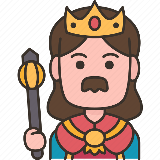 King, emperor, ruler, crown, royal icon - Download on Iconfinder