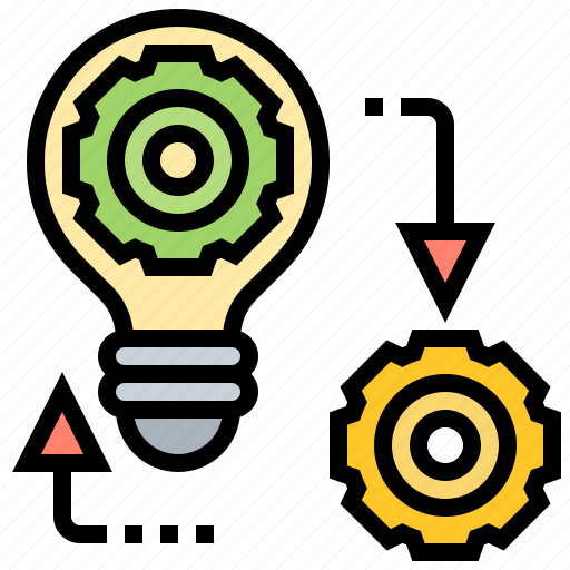  Change  management process  strategy transition icon 
