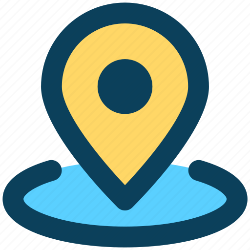 Target, location, map pin, navigation icon - Download on Iconfinder