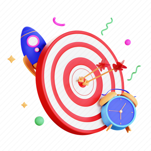 Target, business, business target, project, goal, illustration, success 3D illustration - Download on Iconfinder