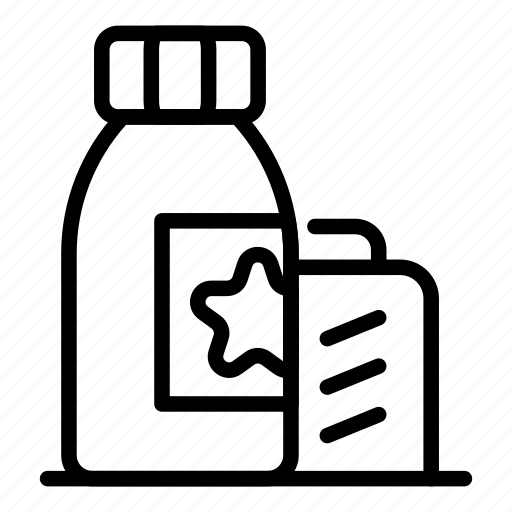 Bottle, ink, logo, medical, retro, silhouette, tattoo icon - Download on Iconfinder
