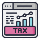 tax, taxes, data, graph, application