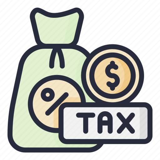 Bag, coin, money, percentage, taxes icon - Download on Iconfinder
