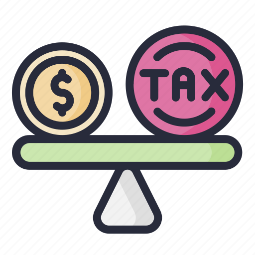 Balance, coin, dollar, money, tax icon - Download on Iconfinder