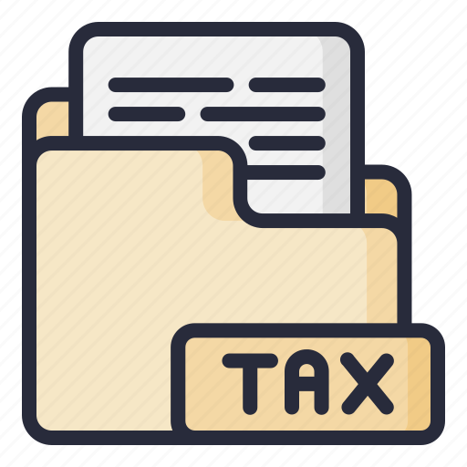 Folder, file, document, tax, taxes icon - Download on Iconfinder