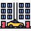 car, transport, road, house, building, city, taxi, driver 