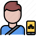 client, passenger, app, smartphone, taxi, driver