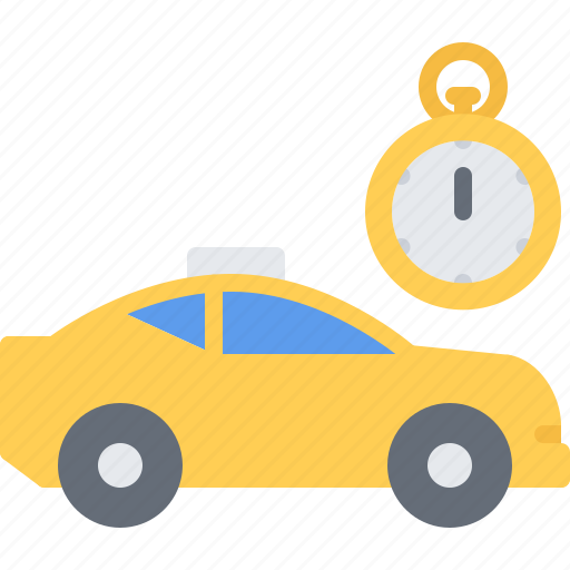 Stopwatch, time, car, transport, taxi, driver icon - Download on Iconfinder