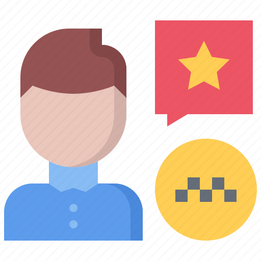Client, male, star, review, taxi, driver icon - Download on Iconfinder