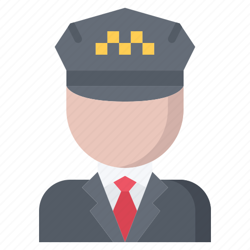 Uniform, cap, man, taxi, driver icon - Download on Iconfinder