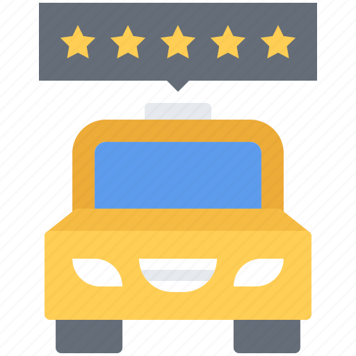 Rating, star, car, transport, taxi, driver icon - Download on Iconfinder