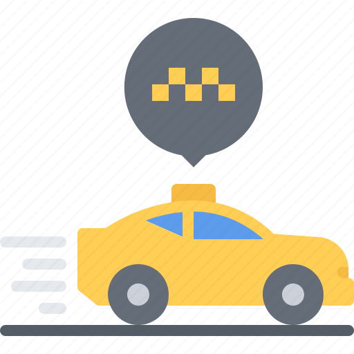 Pin, speed, car, transport, taxi, driver icon - Download on Iconfinder