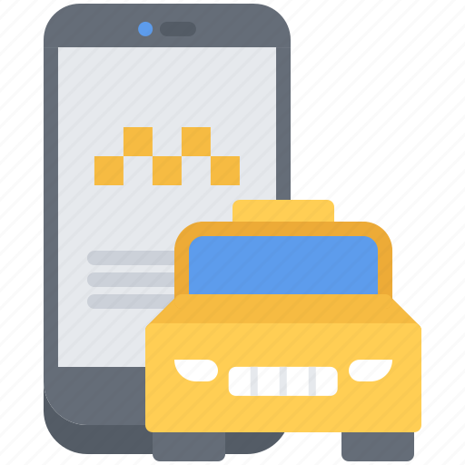 App, smartphone, car, transport, taxi, driver icon - Download on Iconfinder