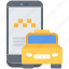 app, smartphone, car, transport, taxi, driver 