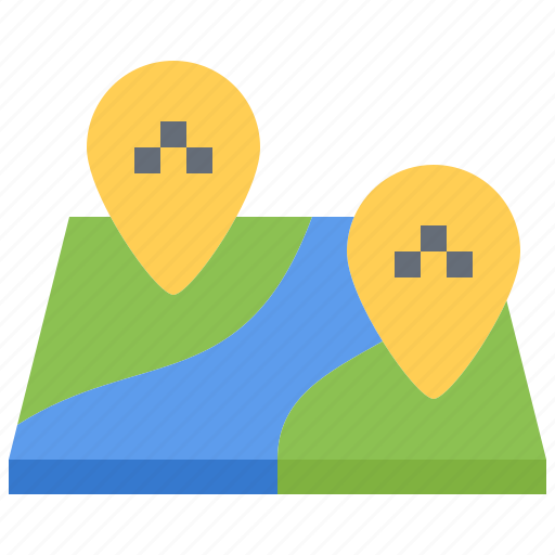 Map, pin, location, taxi, driver icon - Download on Iconfinder
