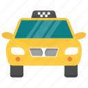 cab, car hire, taxi, taxicab, yellow cab