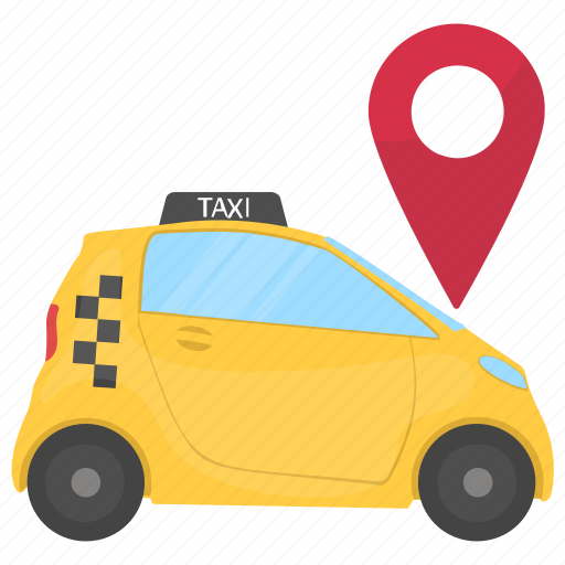 Cab tracking, taxi location, taxi navigation, taxi tracking, vehicle tracking icon - Download on Iconfinder
