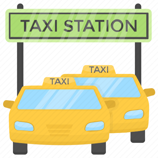 Cab stand, taxi rank, taxi stand, taxi station, taxi stop icon - Download on Iconfinder