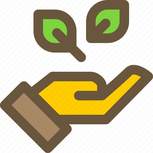 Hand, leaves, plant, tea, tree icon - Download on Iconfinder