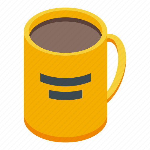 Office, tea, mug, isometric icon - Download on Iconfinder