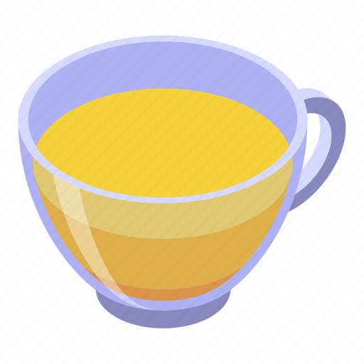 Lemon, tea, cup, isometric icon - Download on Iconfinder