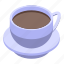 warm, tea, cup, isometric 