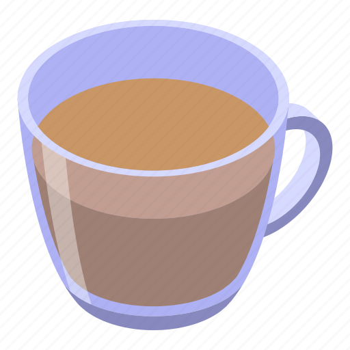 Transparent, tea, cup, isometric icon - Download on Iconfinder