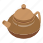 tea, pot, isometric 