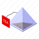 tea, pyramide, isometric