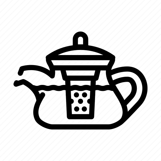 Teapot, boiling, tea, healthy, tool, drink, water icon - Download on Iconfinder