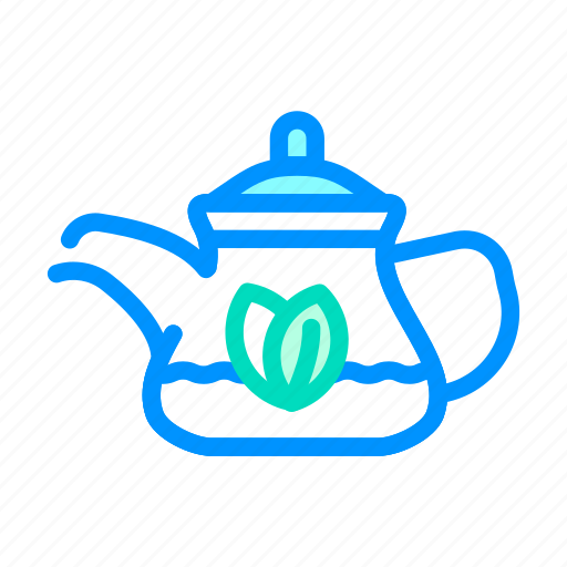 Green, tea, teapot, healthy, tool, drink icon - Download on Iconfinder