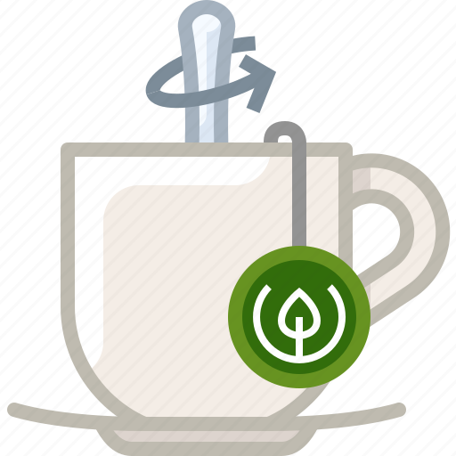 Cup, glass, mixing, tea, tea bag, tearoom icon - Download on Iconfinder