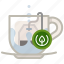 brewing, cup, tea, tea bag, tearoom, water 