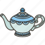 teapot, drink, hot, kitchenware, ceramic 